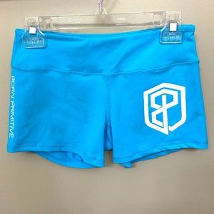 Size small Born Primitive blue double take booty shorts